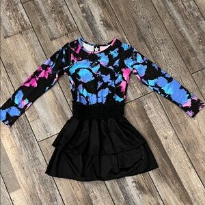 PixieLane Girls Colorful Tie-Dye Long Sleeve Dress